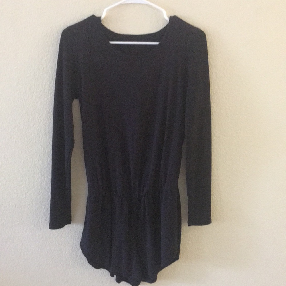 Black Alo Sweater Romper